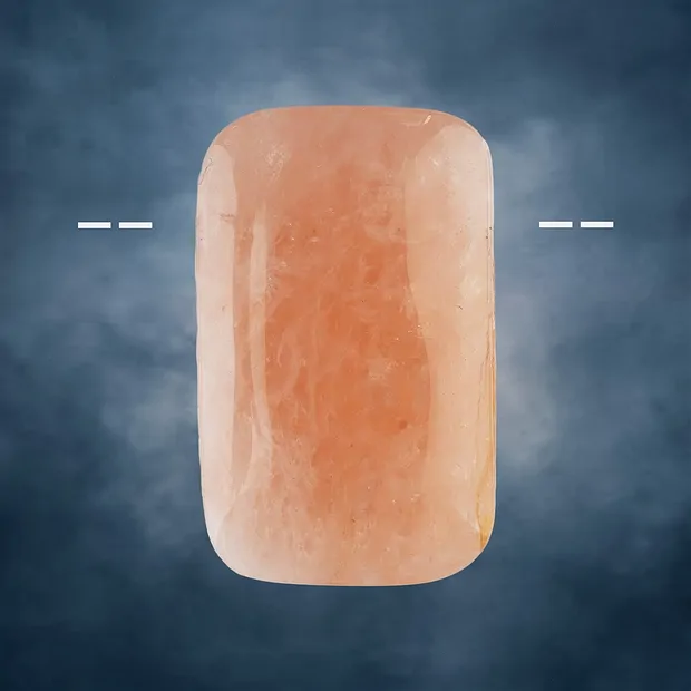 Morganite a forma libera forata unica 046 | grossista gemme e pietre curative
