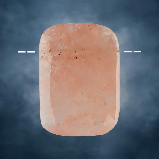 Morganite a forma libera forata unica 048 | grossista gemme e pietre curative