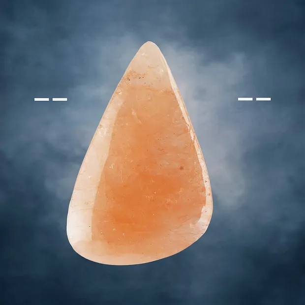 Morganite a forma libera forata unica 049 | grossista gemme e pietre curative