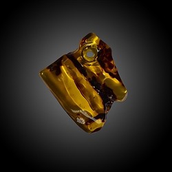 2811309002 Copal forato unico 002 | grossista - gemme, pietre preziose e curative, gioielli