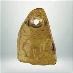 2811309008 Copal drilled unique 008, 5,5cm | wholesaler gems, healing stones & jewelry