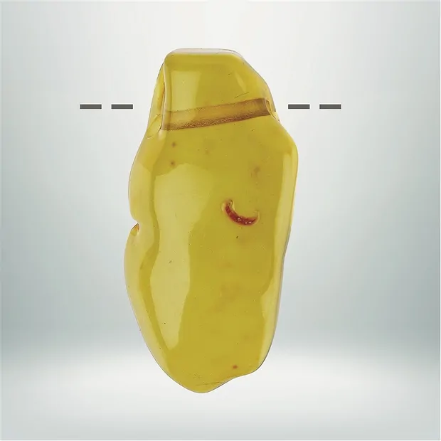 Copale forato unico 010, 5,5 cm | gemme, pietre curative e gioielli all'ingrosso