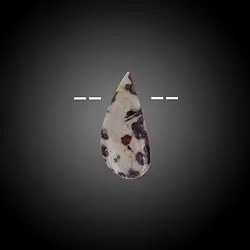 2811353017 Turmalina cabujón (rosa) perforada en matriz Única 017 | Marco Schreier