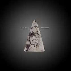 2811353018 Turmalina cabujón (rosa) perforada en matriz Única 018 | Marco Schreier