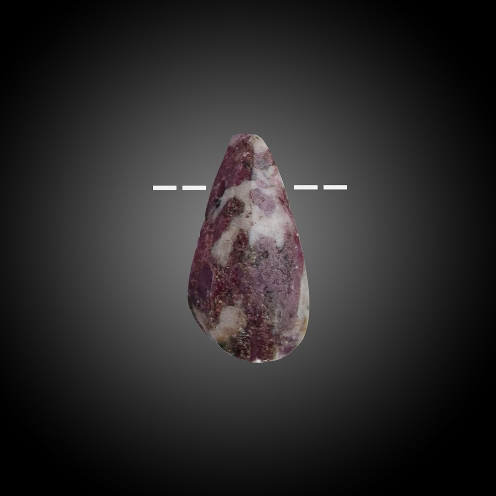 Cabochon Tourmaline (rose) percé dans la matrice Pièces uniques 025 | Marco Schreier