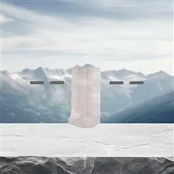 2811353030 Turmalina cristalina en bruto (rosa) perforada, 2,3cm, única 030 | Marco Schreier