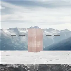 2811353032 Turmalina cristalina en bruto (rosa) perforada, 2,2cm, única 032 | Marco Schreier