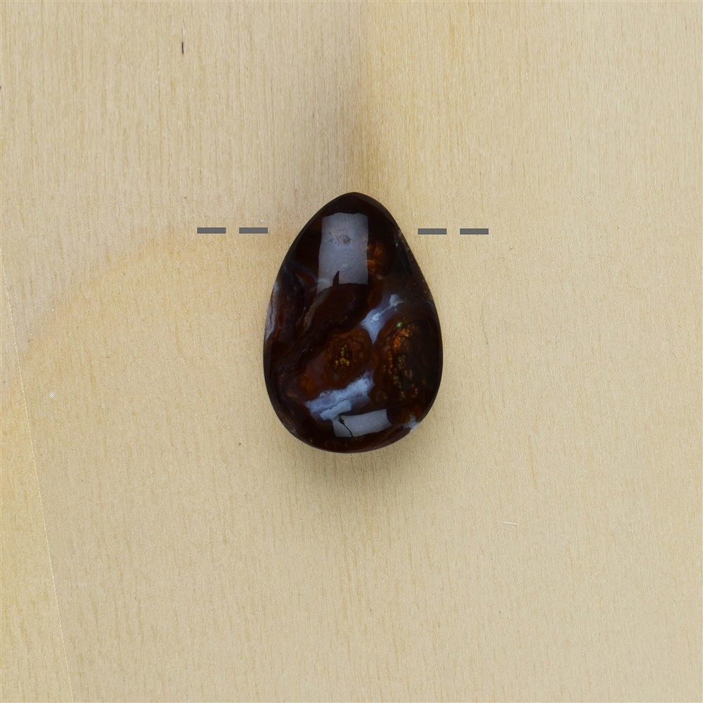 Freeform fire agate drilled unique 004 | Schreier gems, healing stones & jewelry