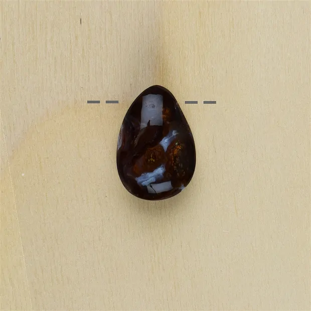 Freeform Agate de feu percée Pièces uniques 004 | Marco Schreier