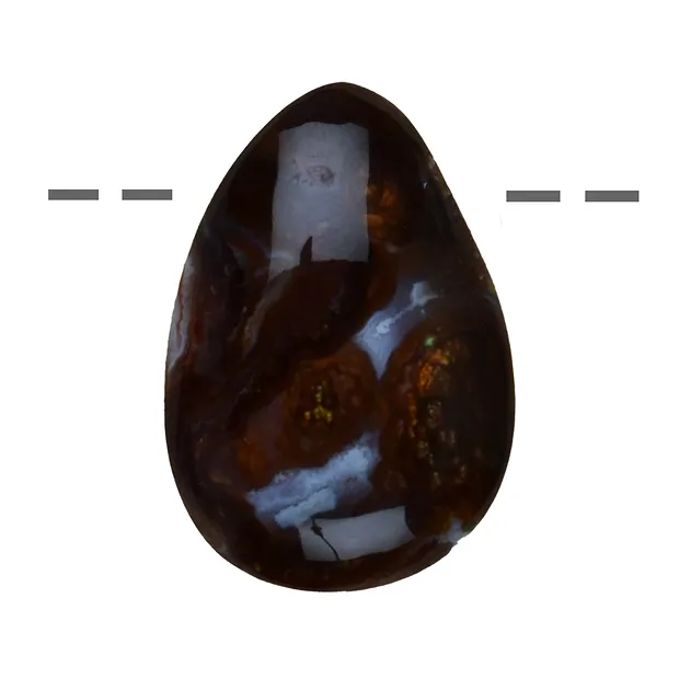 Freeform Agate de feu percée Pièces uniques 004 | Marco Schreier