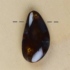 Freeform Agate de feu percée Pièces uniques 006 | Marco Schreier