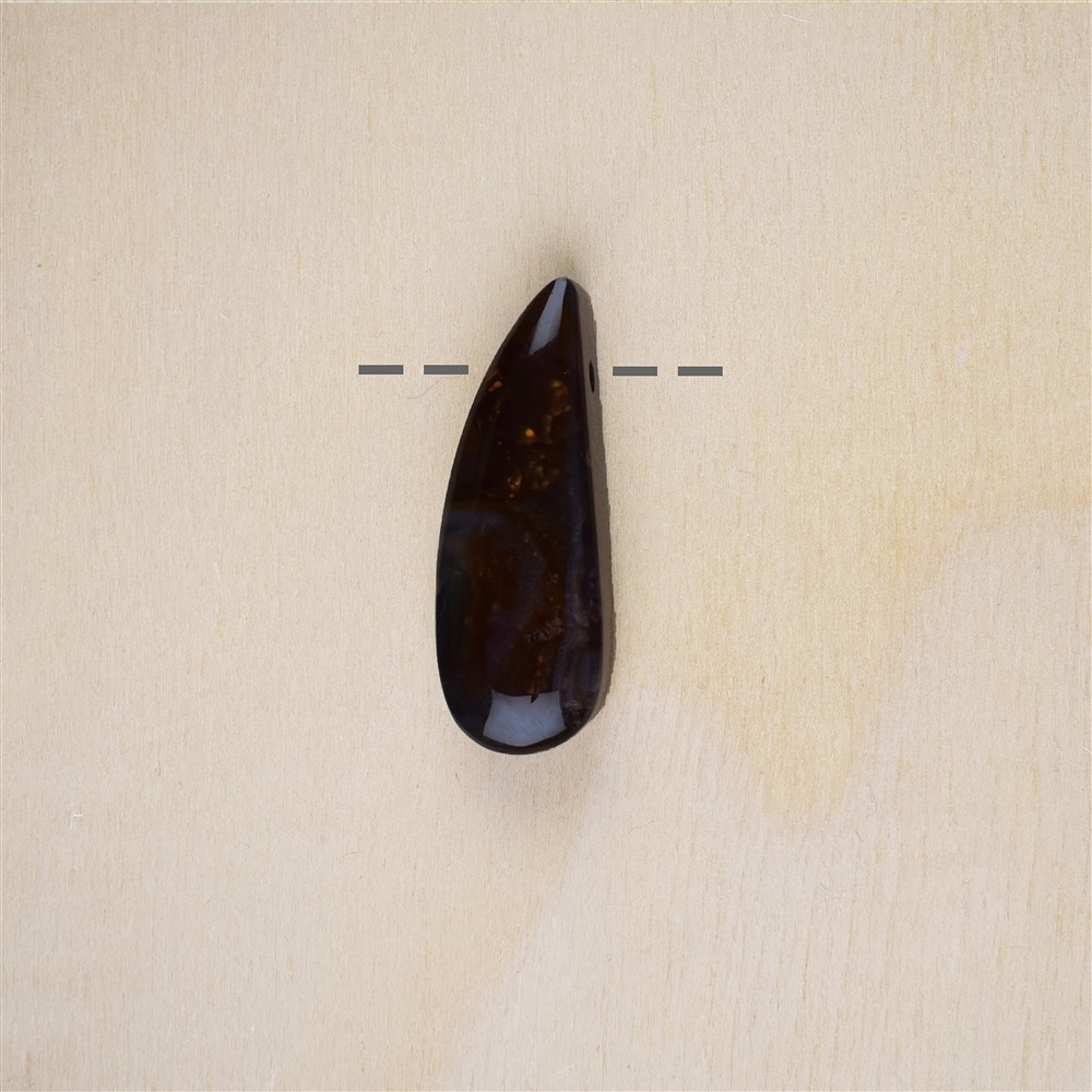 Freeform Feuerachat gebohrt Unikat 009 | Edelsteine, Heilsteine & Schmuck-Handel