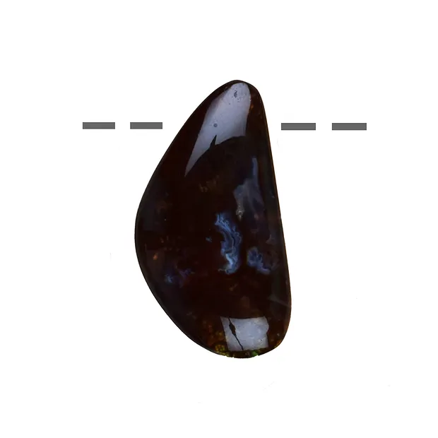Freeform fire agate drilled unique 014 | Schreier gems, healing stones & jewelry