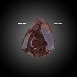 2811399023 Ágata de fuego Freeform perforada única 023 | Marco Schreier