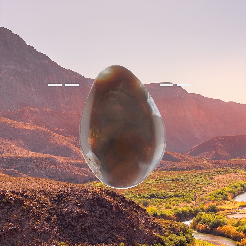 Freeform Agate de feu percée Pièces uniques 039 | Marco Schreier