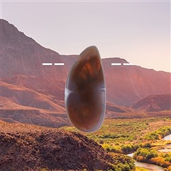 2811399041 Agata di fuoco a forma libera forata unica 041 | Marco Schreier