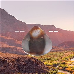 2811399042 Ágata de fuego Freeform perforada única 042 | Marco Schreier