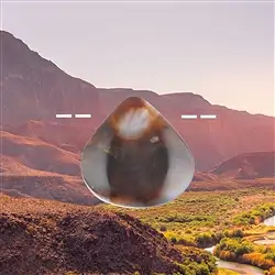 2811399042 Ágata de fuego Freeform perforada única 042 | Marco Schreier