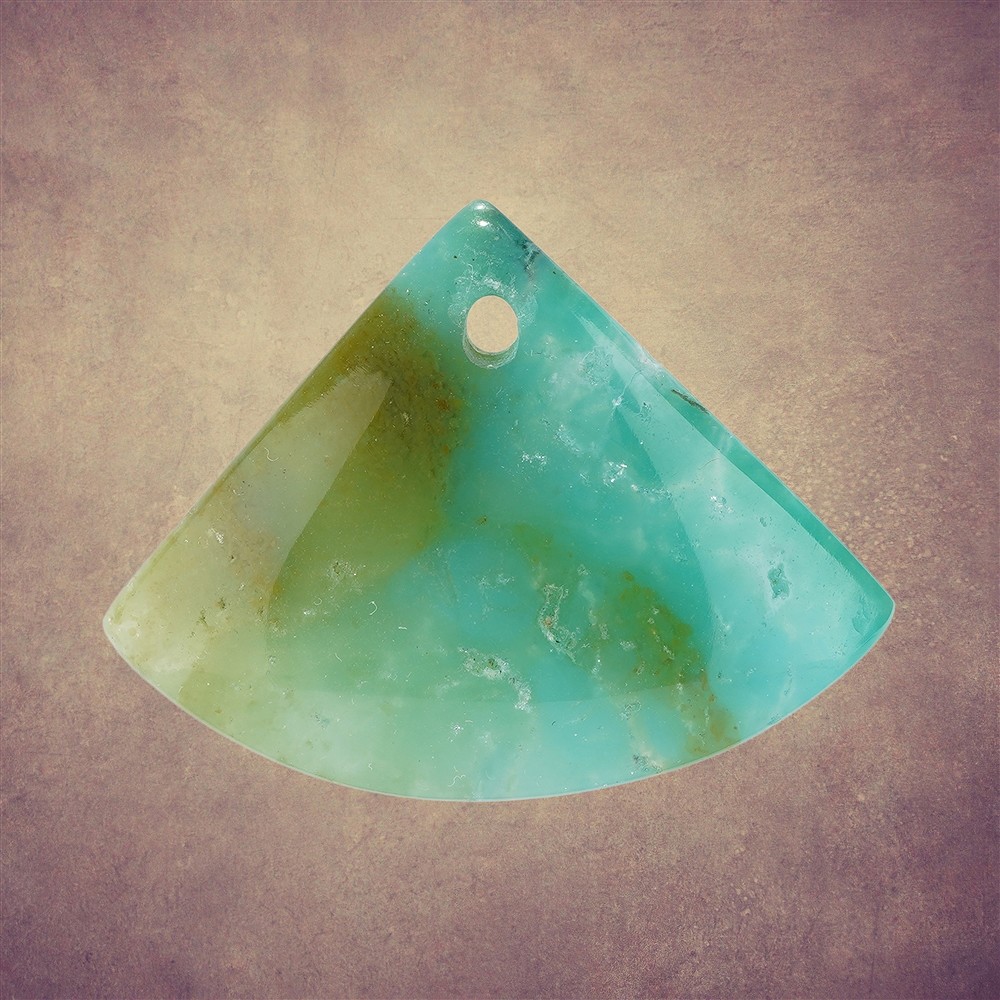 Cabochon Gem Silica drilled unique 027 | Schreier gems, healing stones & jewelry