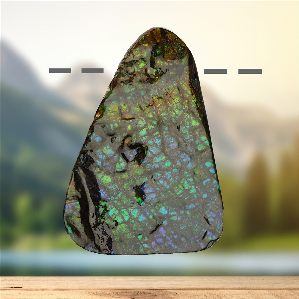 Ammolite drilled unique 082 | Schreier wholesale; gems, healing stones & jewelry