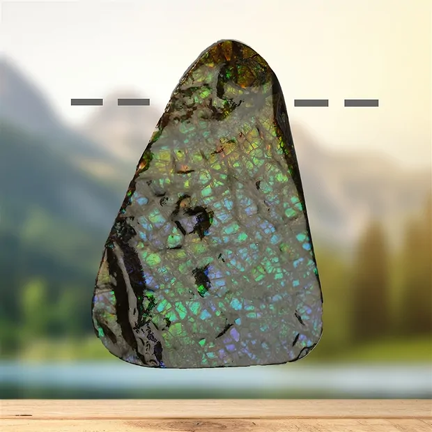 Ammolith gebohrt Unikat 082 | Mineralien-Handel Edelsteine, Heilsteine & Schmuck