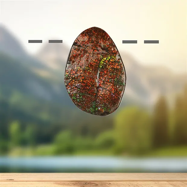 Ammolith gebohrt Unikat 095 | Mineralien-Handel Edelsteine, Heilsteine & Schmuck