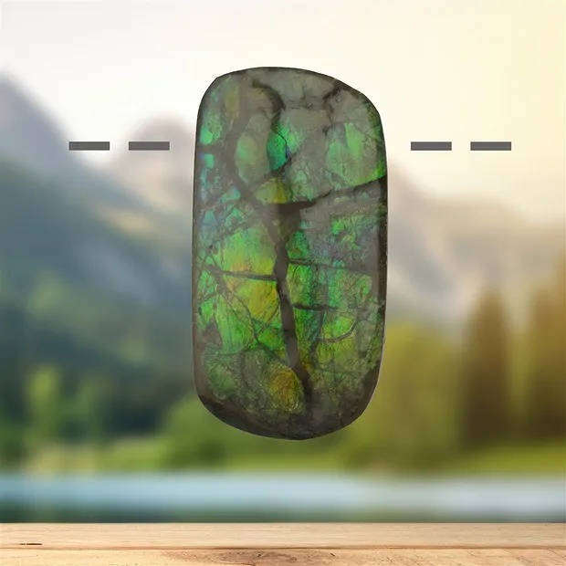 Ammolite percée Pièces uniques 115, 4,7 cm | Marco Schreier