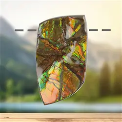 2811583121 Ammolith gebohrt, 4,8cm, Unikat 121 | Schreier Edelsteine, Heilsteine & Schmuck