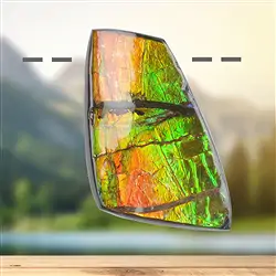 2811583133 Ammolite drilled, 4.5cm, unique 133 | wholesaler gems, healing stones & jewelry
