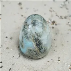 2812196037 Ei Larimar, 4,2cm, Unikat 037 | Großhändler Edelsteine, Heilsteine & Schmuck
