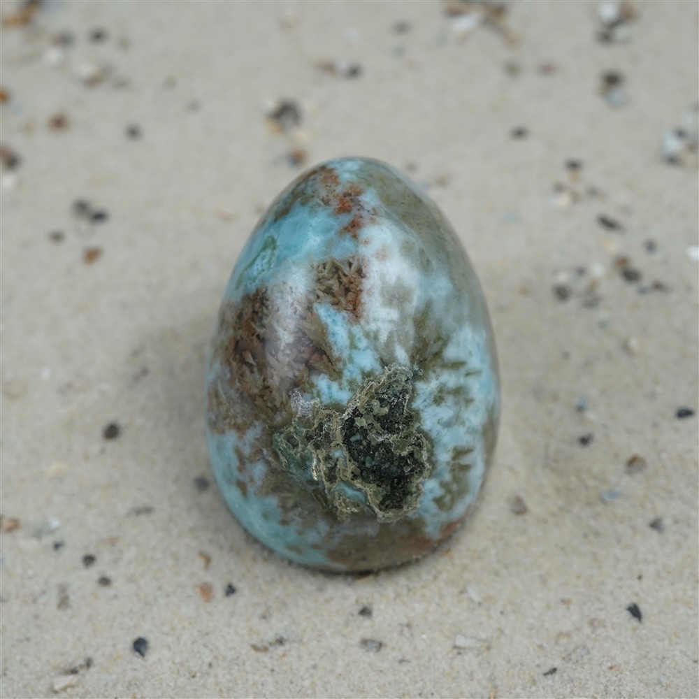 Oeuf Larimar, 4,3cm, Pièces uniques 041 | Marco Schreier