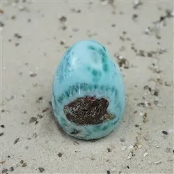 2812196045 Ei Larimar, 4,9cm, Unikat 045 | Großhändler Edelsteine, Heilsteine & Schmuck