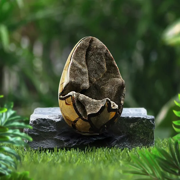 Oeuf de dragon Septaria, 12cm, Pièces uniques 011 | Marco Schreier
