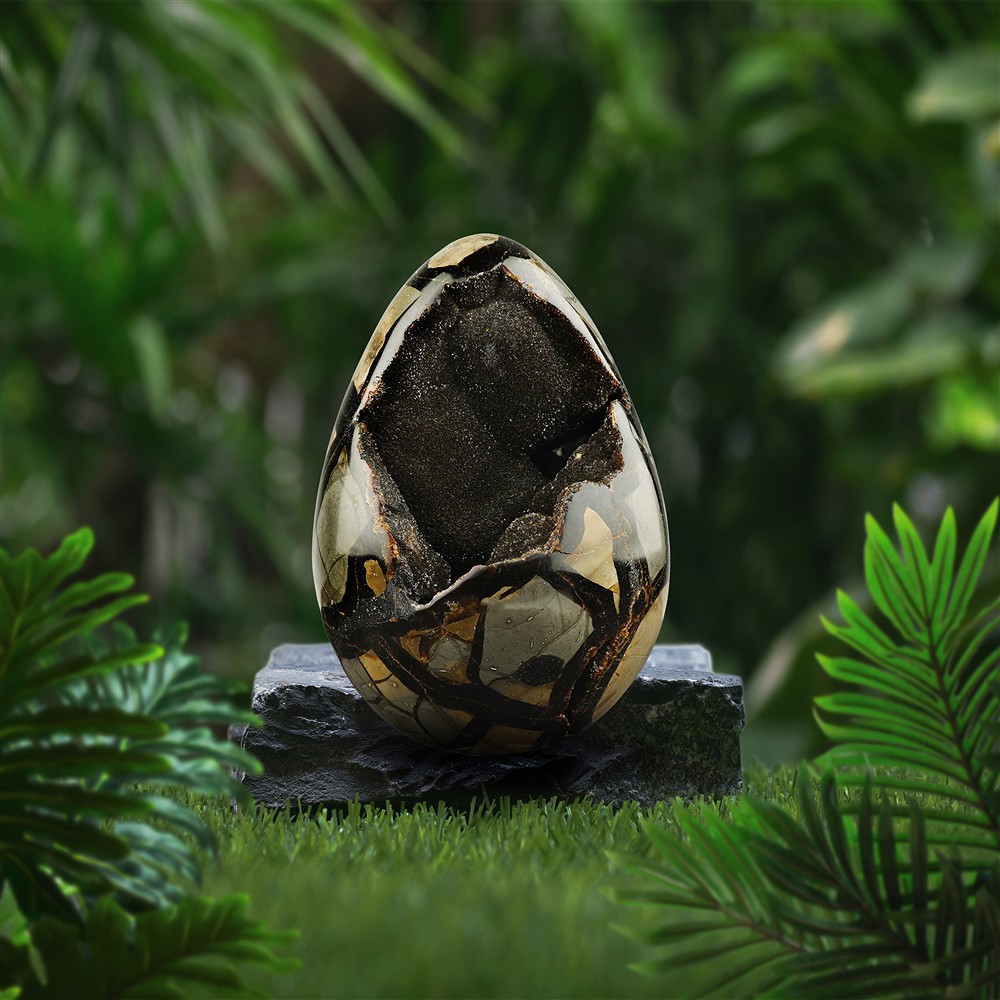 Septaria huevo de dragón, 15,5 cm, única 019 | Marco Schreier