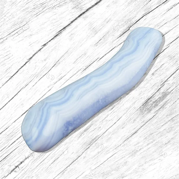 Longstone Chalcedon Unikat 014, 13cm | Schreier Edelsteine, Heilsteine & Schmuck