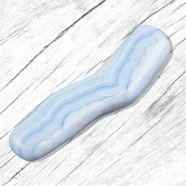 Longstone Chalcedon Unikat 016, 11cm | Schreier Edelsteine, Heilsteine & Schmuck