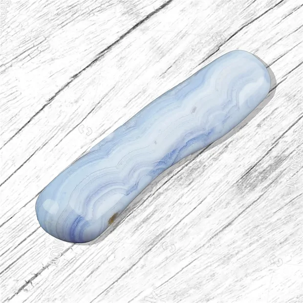 Longstone Chalcedon Unikat 018, 11cm | Schreier Edelsteine, Heilsteine & Schmuck