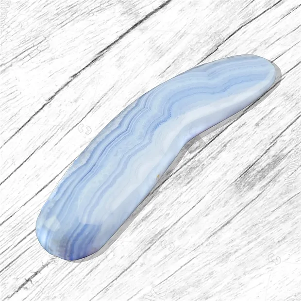 Longstone Chalcedon Unikat 020, 12cm | Schreier Edelsteine, Heilsteine & Schmuck