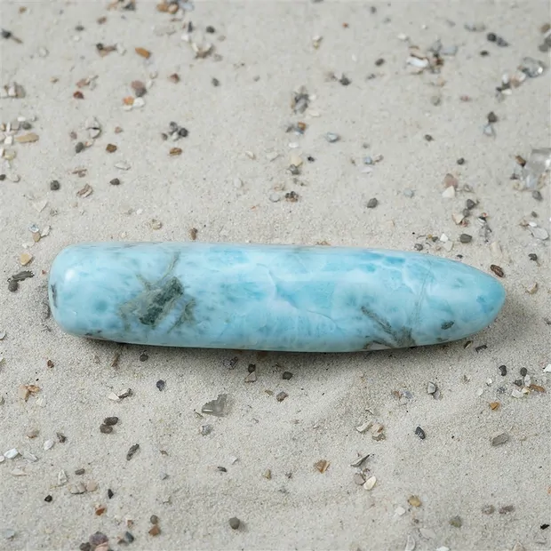 Longstone Larimar, 8,9cm, unique piece 036 | wholesaler gems & healing stones