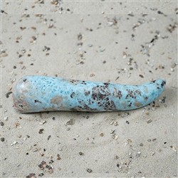 2813196037 Longstone Larimar, 10,6cm, Unikat 037 | Edelsteine, Heilsteine & Schmuck-Handel