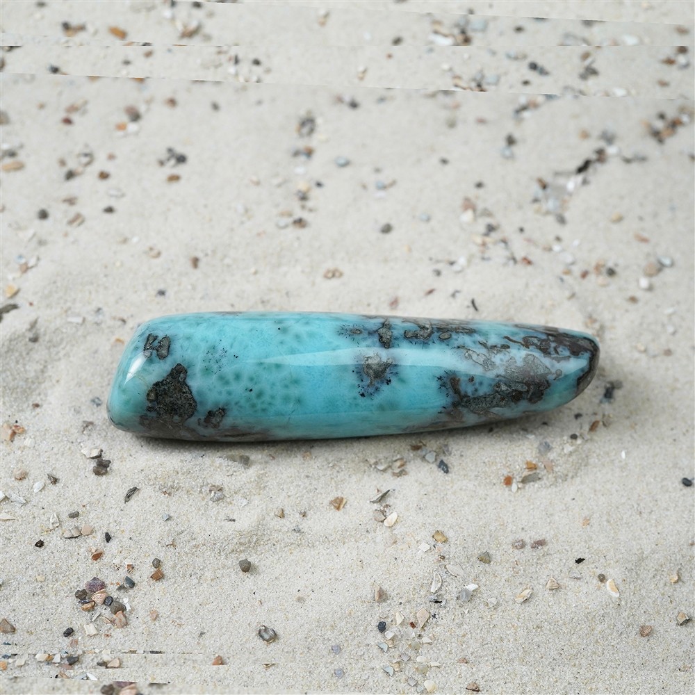 Longstone Larimar, 8,9cm, unique 042 | wholesaler gems, healing stones & jewelry