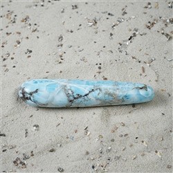2813196045 Longstone Larimar, 9,9cm, Unikat 045 | Schreier Edelsteine, Heilsteine & Schmuck