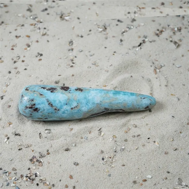 Longstone Larimar, 10,0cm, unique 049 | wholesale gems, healing stones & jewelry