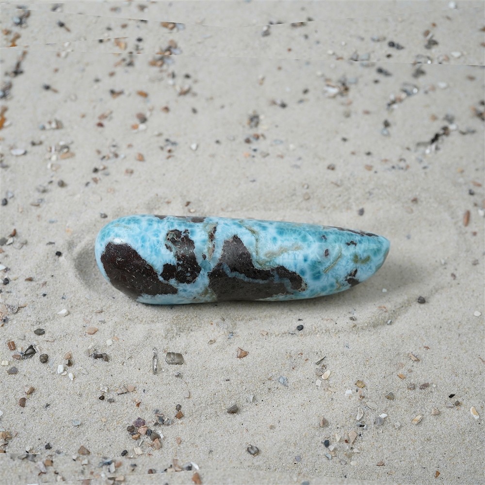 Piedra Larimar, 8,0cm, único 060 | Marco Schreier