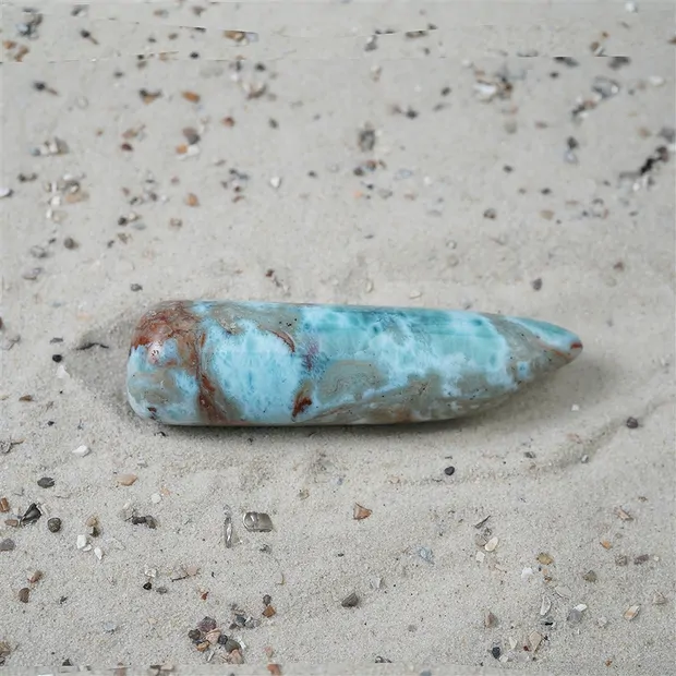 Larimar, 8,2 cm, pezzo unico 062 | Gemme Schreier, pietre curative e gioielli