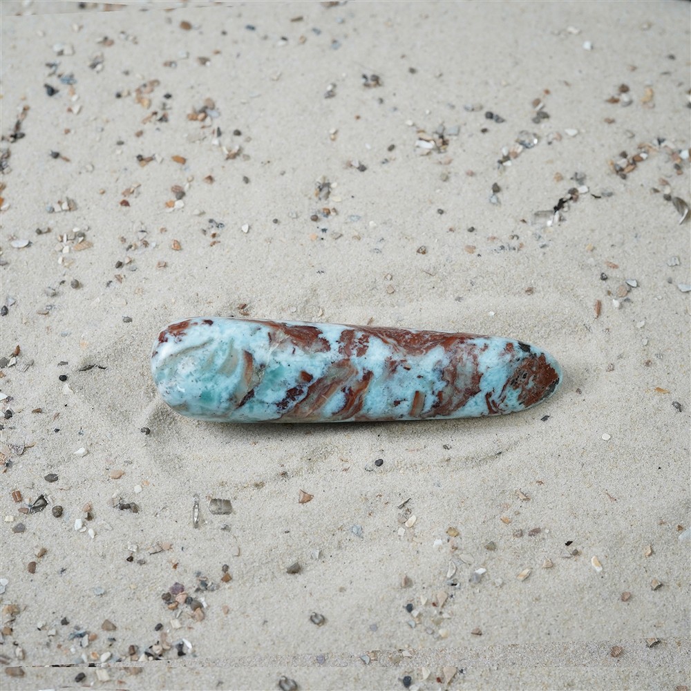 Larimar, 9,0 cm, pezzo unico 069 | Gemme Schreier, pietre curative e gioielli