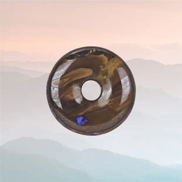 Donut boulder opal unique 017 | minerals trade - gems, healing stones & jewelry