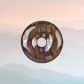 Donut boulder opal unique 020 | minerals trade - gems, healing stones & jewelry