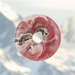2814130003 Donut Rhodochrosit, 4,0cm, Unikat 003 | Edelsteine, Heilsteine & Schmuck-Handel