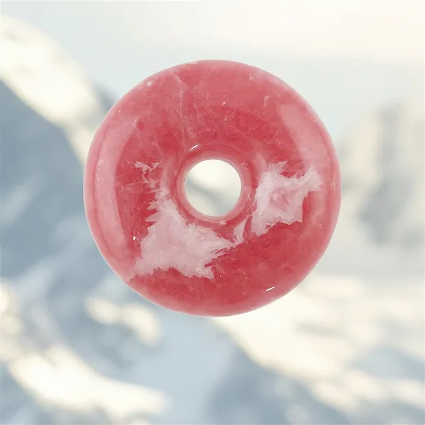 Ciambella di Rodocrosite, 3,8 cm, unico 006 | grossista gemme e pietre curative